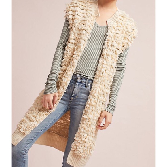 Anthropologie Sweaters - Anthropologie | Looped Length Sweater Vest